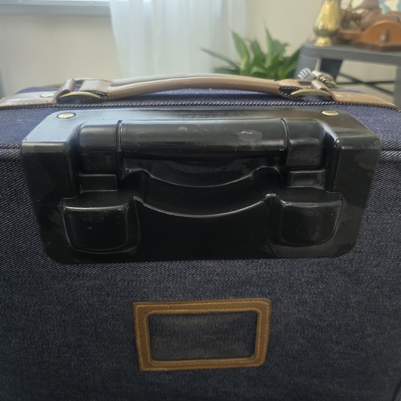 Hello Kitty Sanrio Y2K Denim Carry On Suitcase Unique Rare - Picture 9 of 16